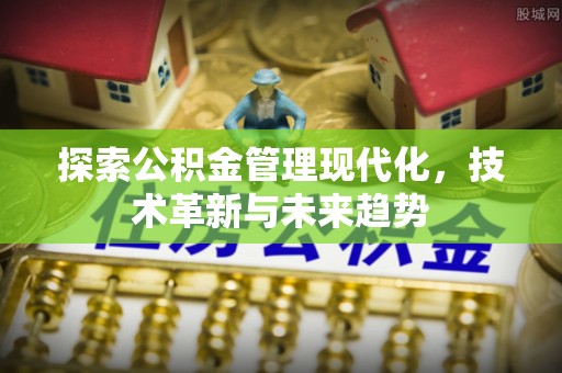 鱼台探索公积金管理现代化，技术革新与未来趋势