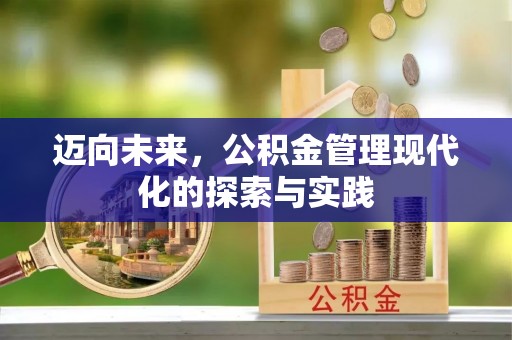 鱼台迈向未来，公积金管理现代化的探索与实践