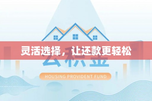 鱼台灵活选择，让还款更轻松