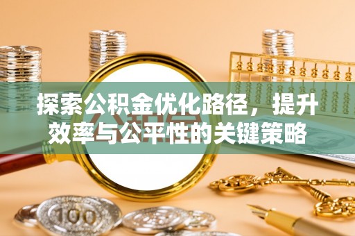 鱼台探索公积金优化路径，提升效率与公平性的关键策略