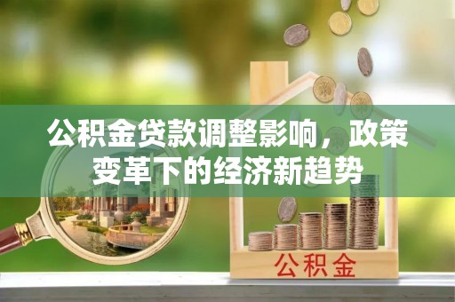 鱼台公积金贷款调整影响，政策变革下的经济新趋势