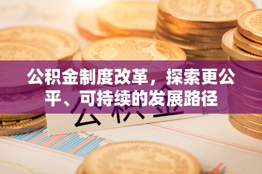 鱼台公积金制度改革，探索更公平、可持续的发展路径