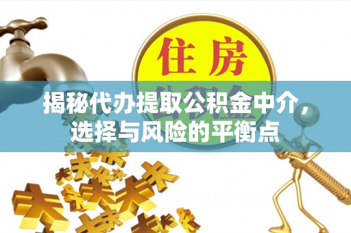 鱼台揭秘代办提取公积金中介，选择与风险的平衡点