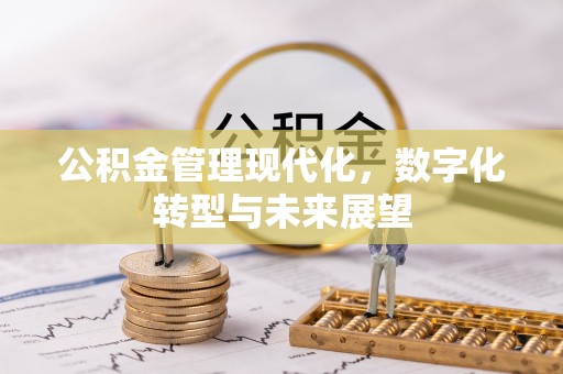 鱼台公积金管理现代化，数字化转型与未来展望
