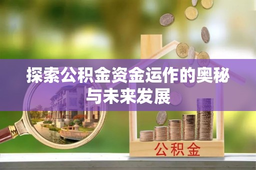 鱼台探索公积金资金运作的奥秘与未来发展