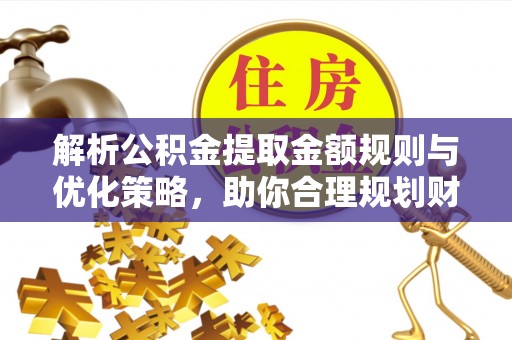 鱼台解析公积金提取金额规则与优化策略，助你合理规划财务未来