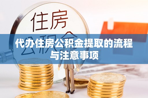 鱼台代办住房公积金提取的流程与注意事项